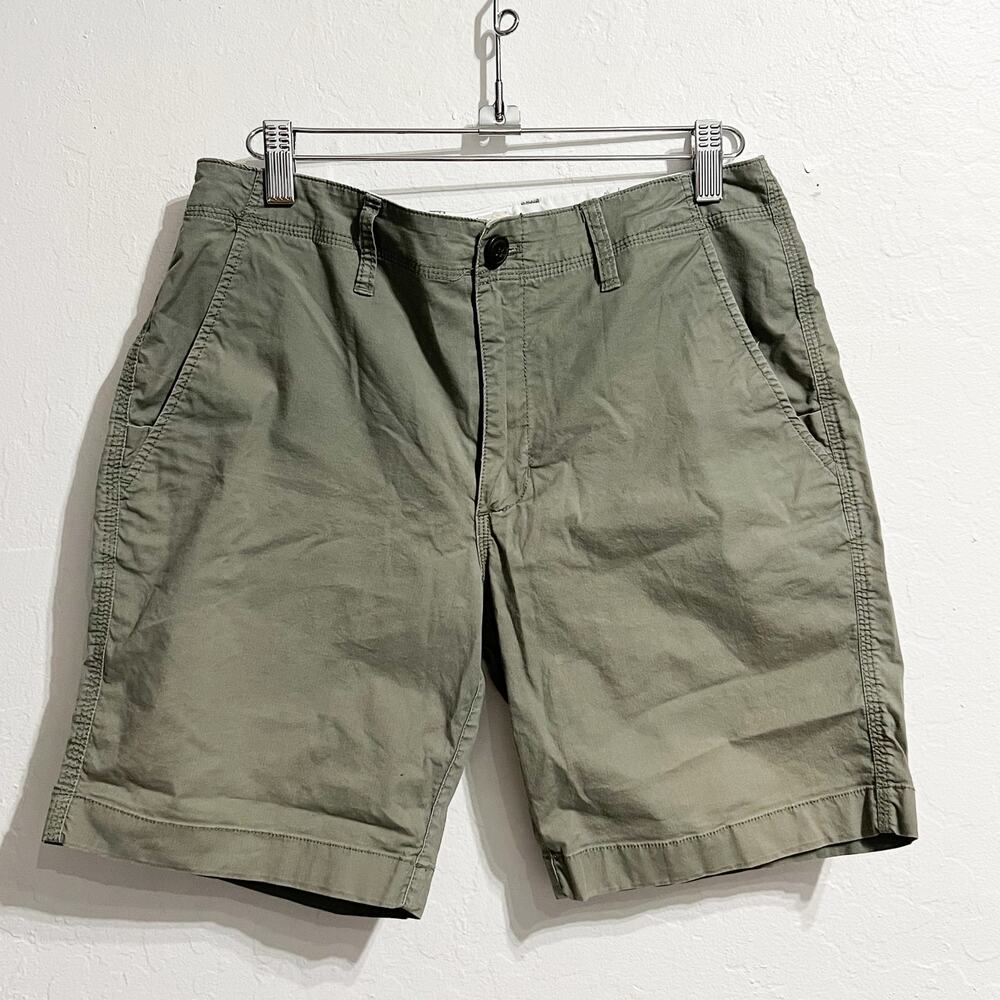 Marine Layer Olive Green Men’s Flat Front Shorts